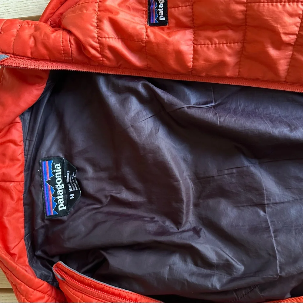 Patagonia Nanopuff jacket men’s medium orange - Picture 3 of 6